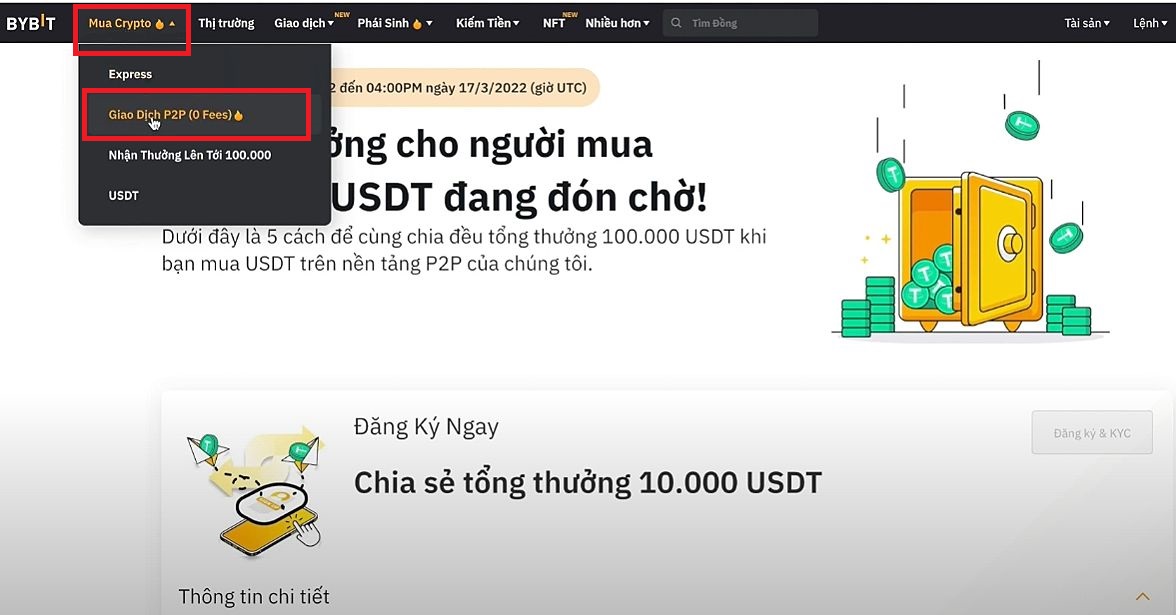 HƯỚNG DẪN BÁN COIN SÀN BYBIT BẰNG TIỀN VIỆT TRÊN MÁY TÍNH