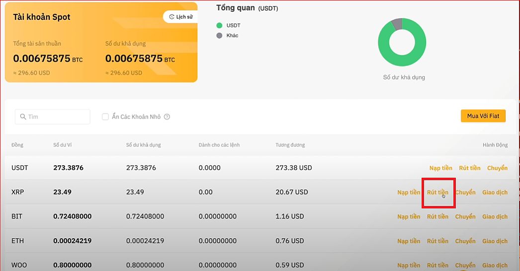 Hướng dẫn nạp rút coin sàn Bybit dành cho người mới